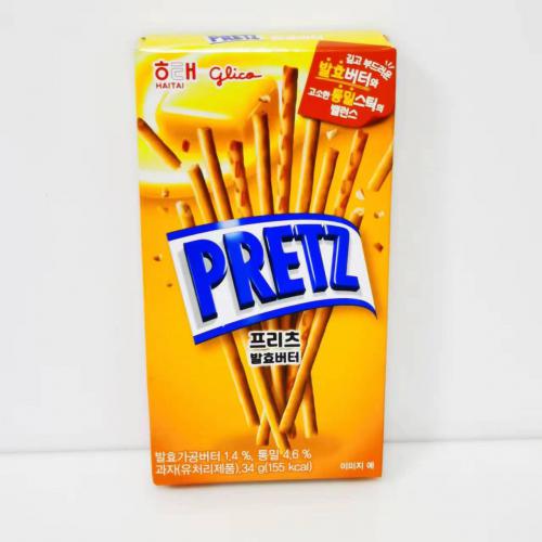 韩国海太格力高黄油味饼干棒34g*32盒...