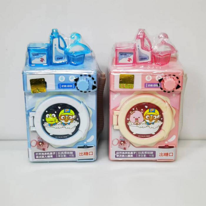 啵乐乐滚筒出糖洗衣机（玩具果味糖）15g*6个/组