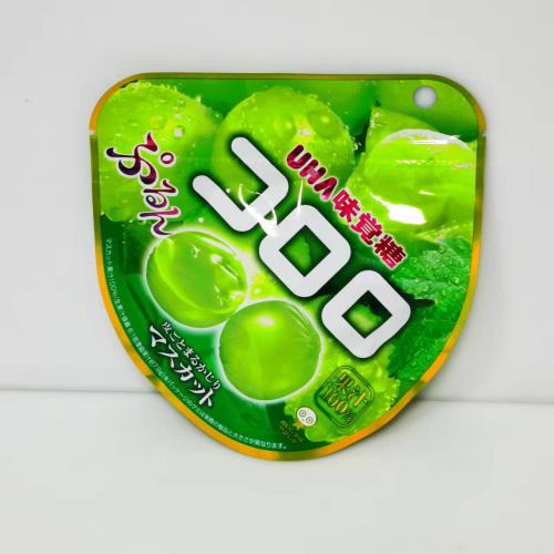 UHA悠哈味觉糖青葡萄味果汁软糖48g*6包*2盒/组