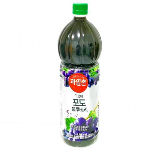 海太葡萄蓝莓复合果汁饮料1.5L*12瓶...