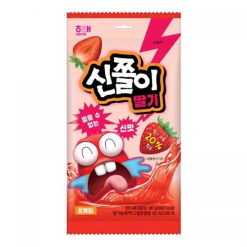 海太草莓味长条软糖96g（8条）*8包/...