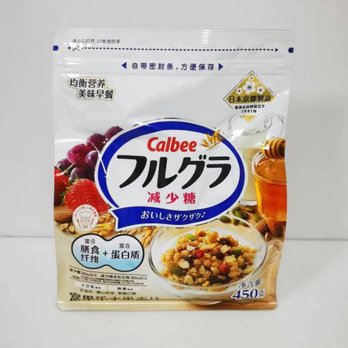 日本Calbee富果乐水果麦片（减少糖）450克*6袋/件
