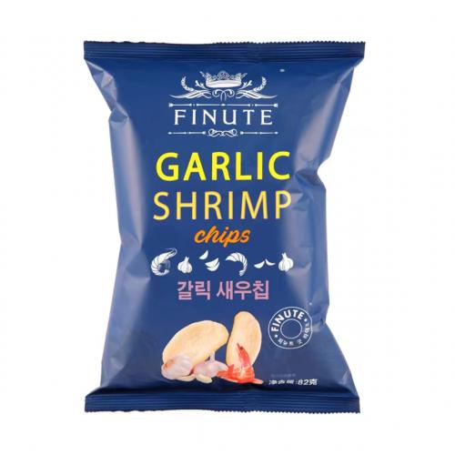 趣莱福（FINUTE）蒜味虾片（膨化食品...