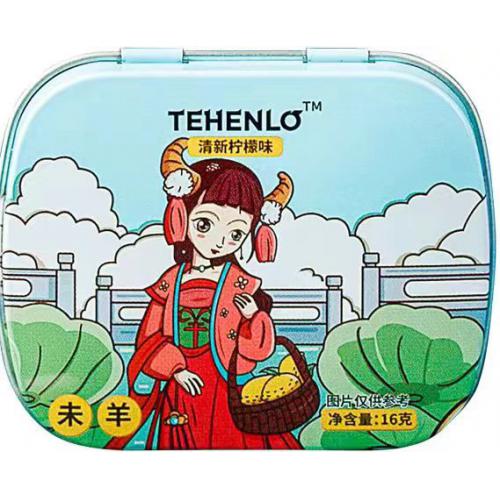天兴隆清新柠檬味无糖型薄荷糖（羊）16g...