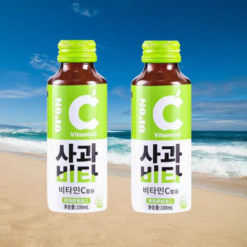 韩国UPON维生素C苹果味饮料100ml...