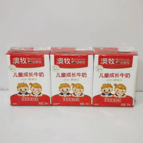 澳牧儿童成长牛奶200ml×3支×5组/...