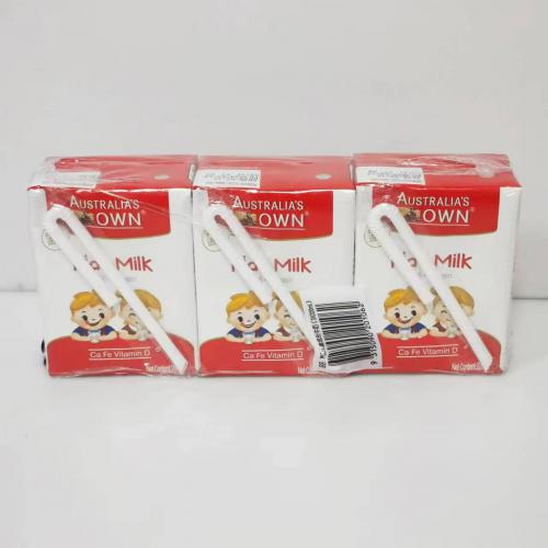 澳牧儿童成长牛奶200ml×3支×5组/件