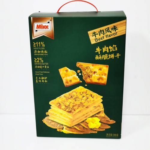 Mixx牛肉馅酥脆饼干588g*10盒/...