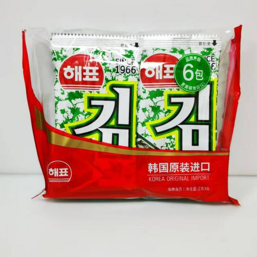 海牌原味海苔（2g*6）12g*40包/...