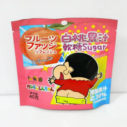 卡美迪蜡笔小新果汁软糖(白桃味）40g*...