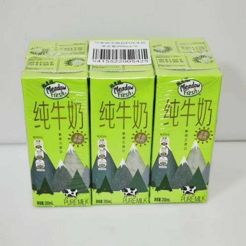 纽麦福全脂高钙纯牛奶 200ml*6支*...