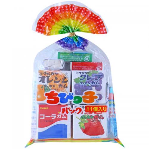 丸川牌什锦味口香糖迷你组合装（11小盒装）58.2g*10袋/组