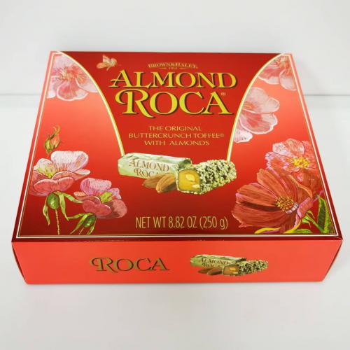 乐家扁桃仁巧克力味糖果250g*12盒/件