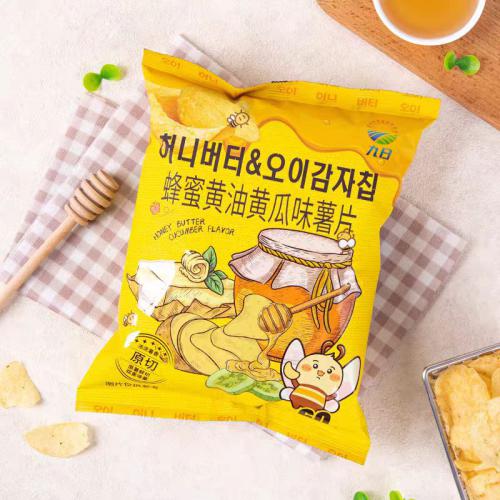 九日蜂蜜黄油黄瓜味原切薯片60g*20包/件