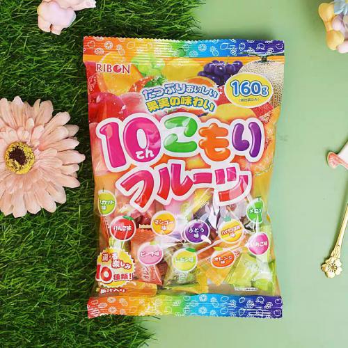 理本10味什锦水果糖160g*12包/件