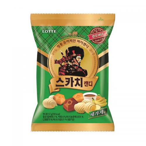 乐天苏格兰司考奇混合口味糖果157g*2...