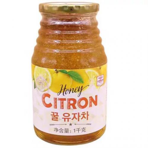 韩国迦南CANAAN蜂蜜柚子茶1000g...