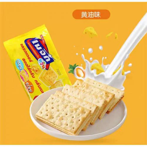 泰国珍珍牌苏打夹心饼干（黄油味）360g（15g*24）*12包/件