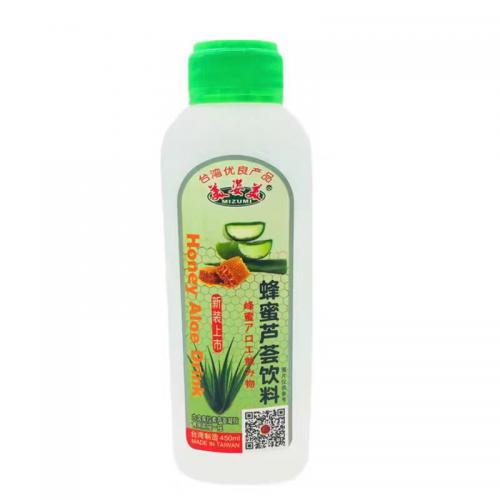 美姿美蜂蜜芦荟饮料450ml*24瓶/件