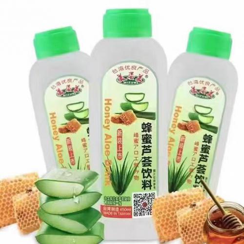 美姿美蜂蜜芦荟饮料450ml*24瓶/件