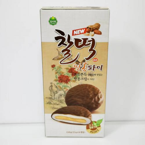 韩美禾花生打糕150g（25g*6包）*12盒/件