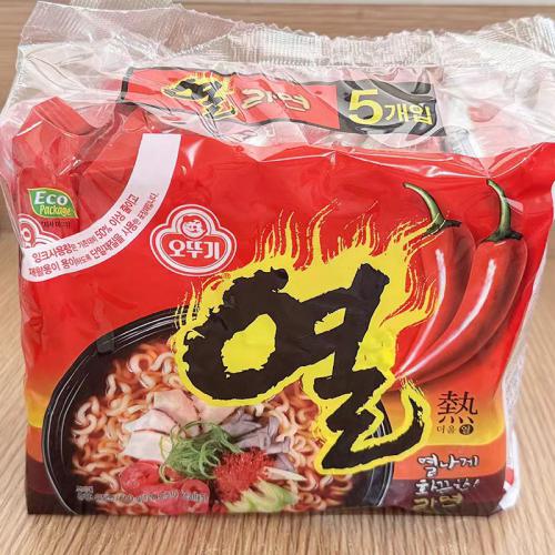 不倒翁热拉面600g（120g*5包）*8中包/件
