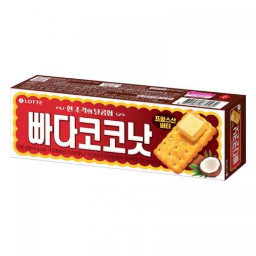 乐天椰奶饼干100g*30盒/件