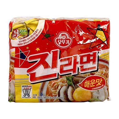 不倒翁金拉面辣味600g（120g*5包）*8中包/件