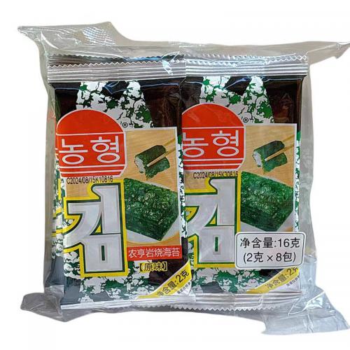 农亨岩烧海苔原味16g（2g*8）*40包/件