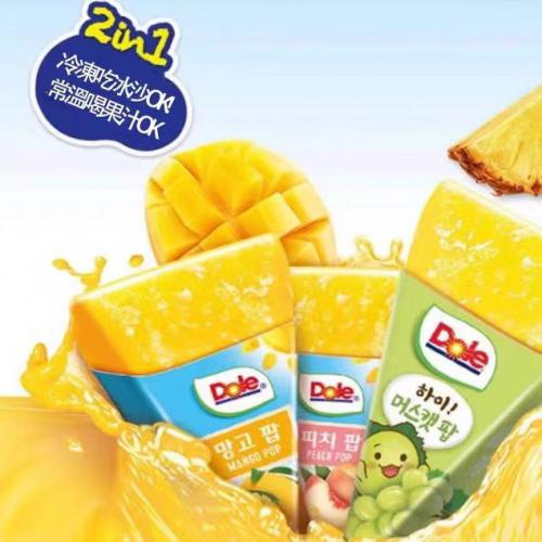 Dole（都乐）芒果味冰沙饮料496ml(62ml*8袋）*10盒/件
