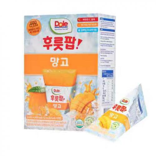 Dole（都乐）芒果味冰沙饮料496ml(62ml*8袋）*10盒/件