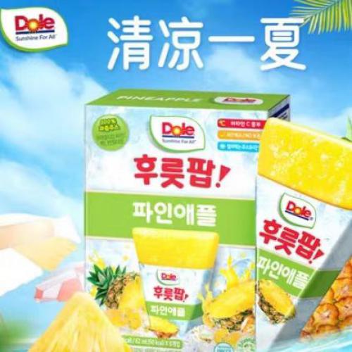 Dole（都乐）菠萝味冰沙饮料496ml(62ml*8袋）*10盒/件