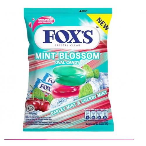 FOX'S樱桃薄荷味糖果125g*24包/件