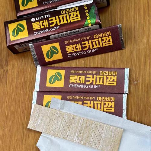 乐天阿拉伯咖啡口香糖26g*15条/组