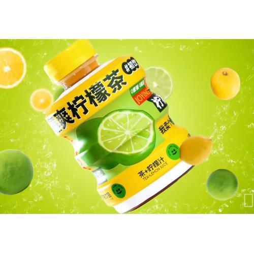初饮爆爽柠檬茶柠檬茶味饮品300g*24...