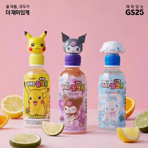 维他扎克顿皮卡丘芒果味饮料220ml*24瓶/件