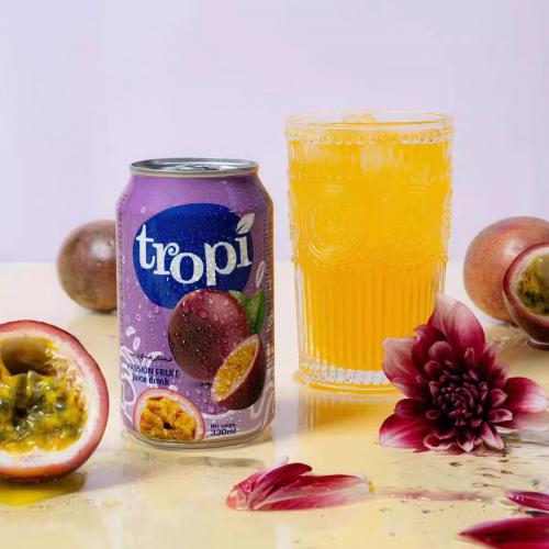 Tropi百香果汁饮料330ml*6罐*4组/件