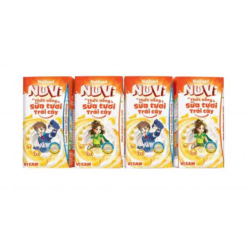 nuvi(努蒂)乳味饮料（橙子风味）11...