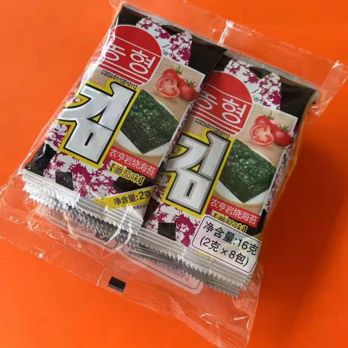 农亨岩烧海苔番茄味16g（2g*8）*40包/件