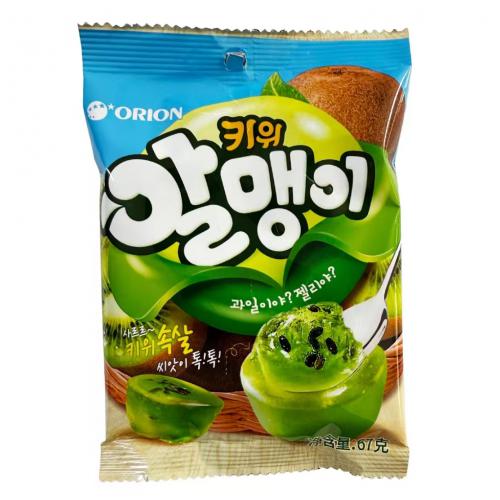好丽友剥皮果汁软糖（奇异果味）67g*10包/组
