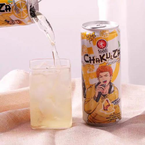 味牌蜂蜜柠檬味气泡绿茶320ml*24罐/件