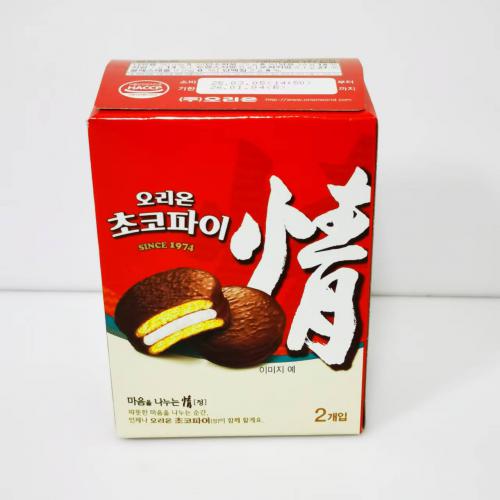 好丽友情巧克力味派（糕点）78g*24盒/件