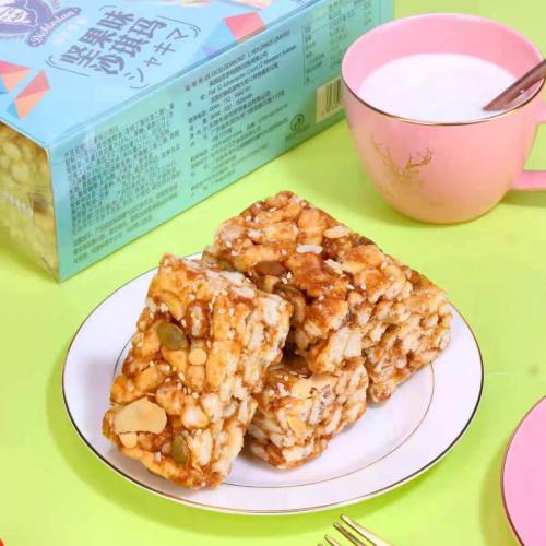 迪克罗顿坚果味沙琪玛320g(16枚）*12盒/件