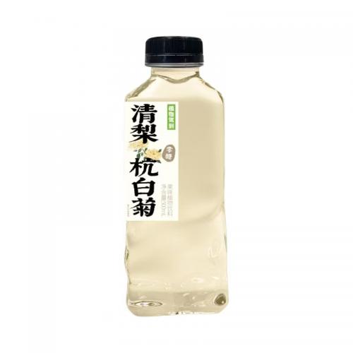 植物驾到 清梨杭白菊果味植物饮料500ml*15瓶/件