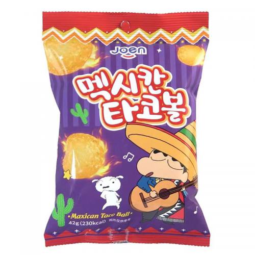 韩国Joen墨西哥风味膨化球42g*24包/件