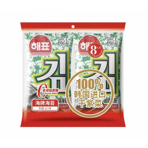 海牌原味海苔（2g*6）12g*40包/件
