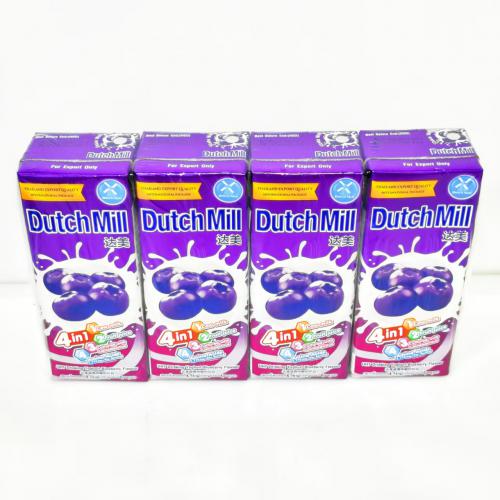 达美蓝莓味酸奶饮品 180ml*4盒*12组/件