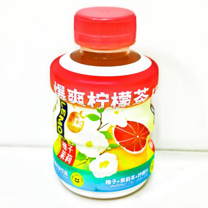初饮爆爽柠檬茶（柚子茉莉味）300g*24瓶/件