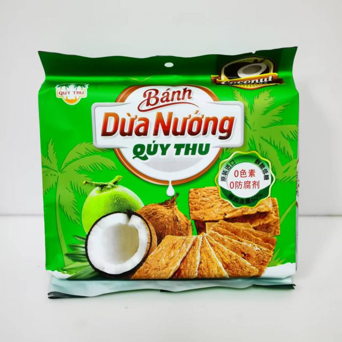 QUY THU贵秋原味味椰子薄脆饼干110g*24包/组