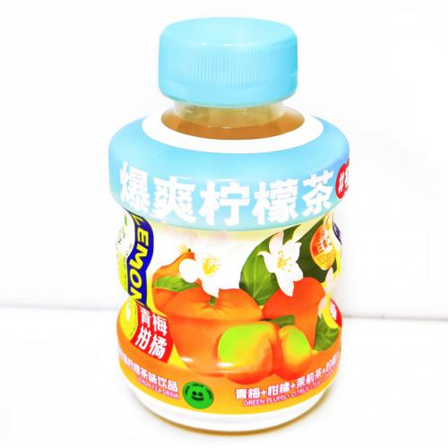 初饮爆爽柠檬茶（青梅柑橘味）300g*24瓶/件
